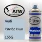 Preview: Audi, Pacific Blue, L55G: 400ml Sprühdose, von ATW Autoteile West.